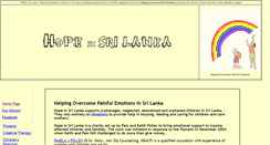 Desktop Screenshot of hopeinsrilanka.com